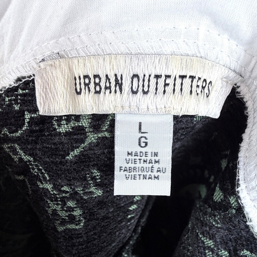 Urban Outfitters Milkmaid Skort Romper Paisley Jacquard Cottagecore Womens L - Picture 7 of 12